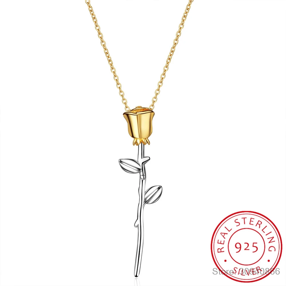 Женское ожерелье из серебра 925 пробы с подвеской в виде цветка розы
Женское ожерелье из серебра 925 пробы с подвеской в виде цветка розы