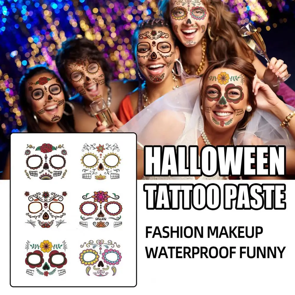 Temporary Face Tattoo Vivid Appearance Long-lasting Cosplay Props Floral Rose Party Costume Face Temporary Stickers for Party
Temporary Face Tattoo Vivid Appearance Long-lasting Cosplay Props Floral Rose Party Costume Face Temporary Stickers for Party