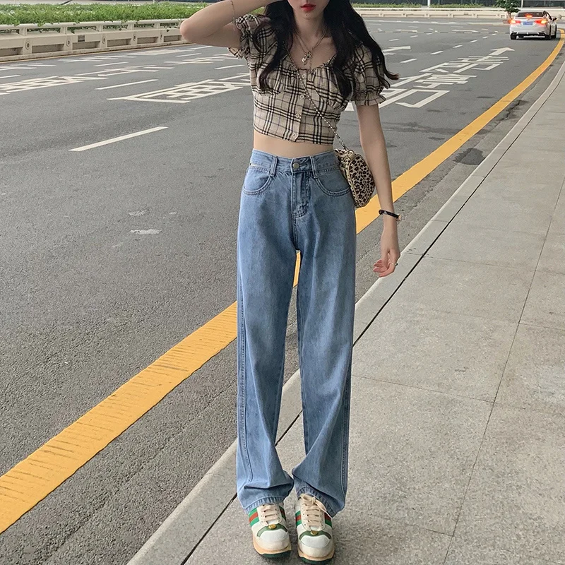 Женские джинсы с завышенной талией и широкими штанинами, тонкие женские вертикальные прямые швабры для пола с рисунком love Spice Girl
Женские джинсы с завышенной талией и широкими штанинами, тонкие женские вертикальные прямые швабры для пола с рисунком love Spice Girl