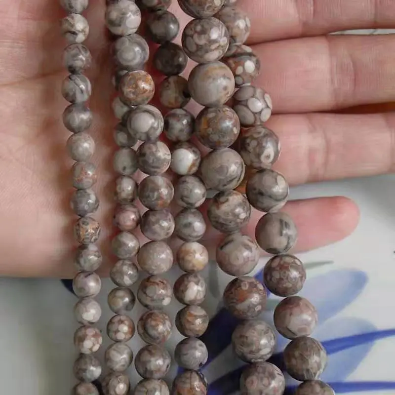 Beige Stone Round Loose Spacer Beads For Jewelry Making 6/8/10mm DIY Bracelet Accessories 15''
Beige Stone Round Loose Spacer Beads For Jewelry Making 6/8/10mm DIY Bracelet Accessories 15''