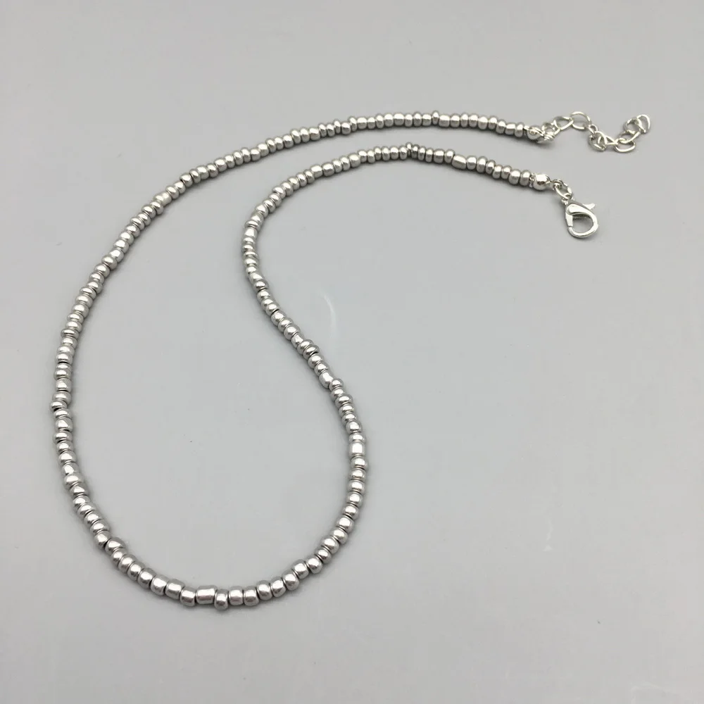 Silver Color beads Choker Female Necklace Bohemia Drop shipping Delicate Short Clavicle Necklace Women Jewelry For Women Girls
Silver Color beads Choker Female Necklace Bohemia Drop shipping Delicate Short Clavicle Necklace Women Jewelry For Women Girls