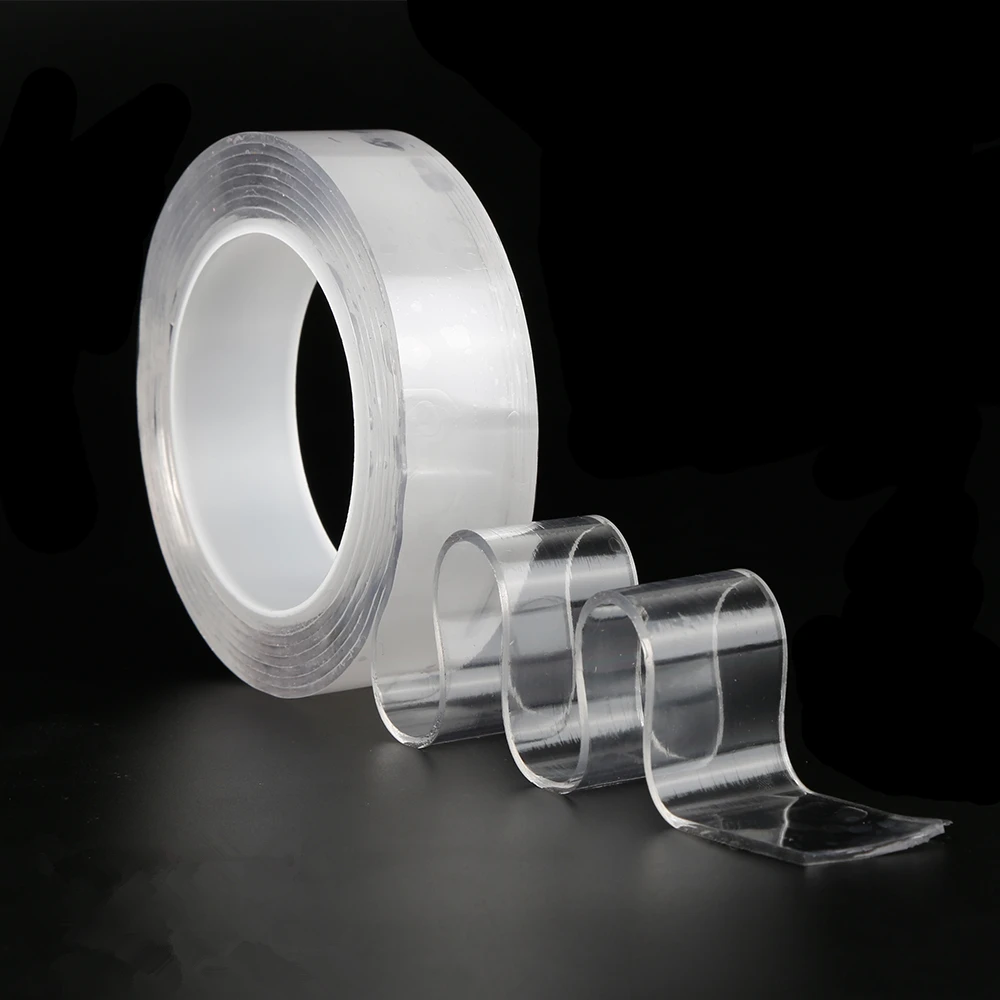 

Fashion Nano-tape Washable Reusable Double-Sided Tape Adhesive Nano Traceless Sticker Removable Universal Disks Glue