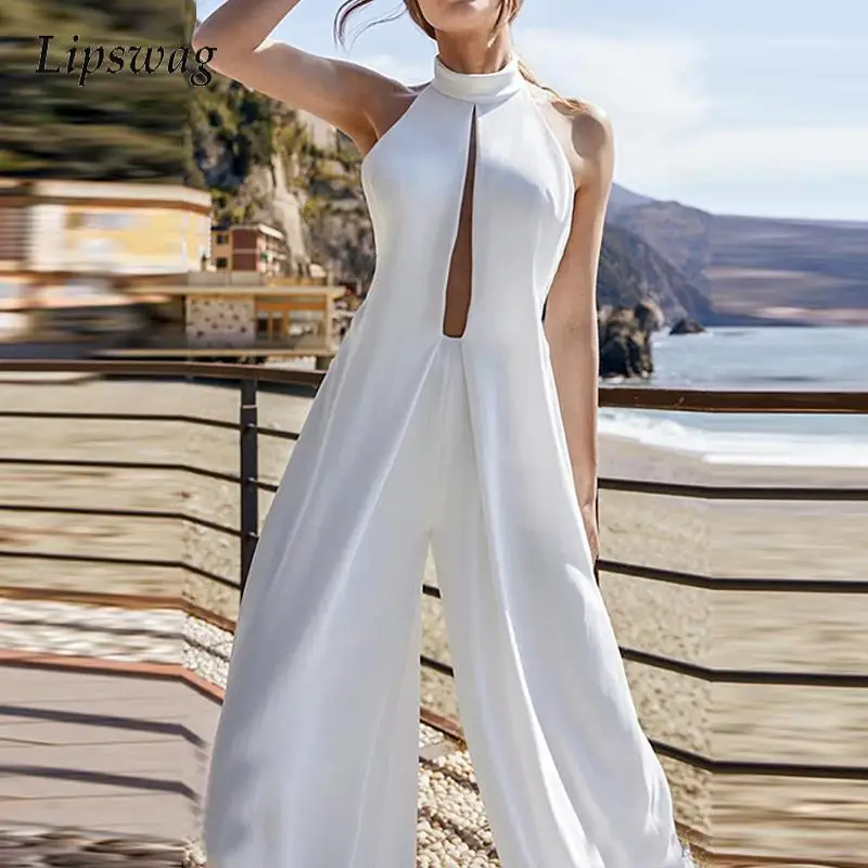 Sexy Hollow Out Solid Jumpsuits For Women Elegant Autumn Long Sleeve Loose Playsuits Female Vintage Sleeveless Mock Neck Rompers
Sexy Hollow Out Solid Jumpsuits For Women Elegant Autumn Long Sleeve Loose Playsuits Female Vintage Sleeveless Mock Neck Rompers