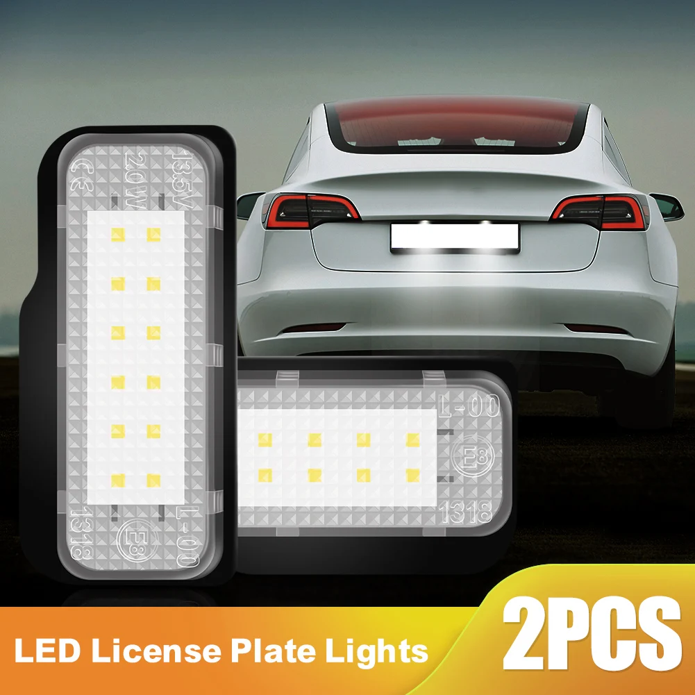SUHU 2PCS White LED License Plate Lights Lamp For Tesla Model S 2012-2016 Canbus Led Number Plate License Plate Lamp Accessories
SUHU 2PCS White LED License Plate Lights Lamp For Tesla Model S 2012-2016 Canbus Led Number Plate License Plate Lamp Accessories
