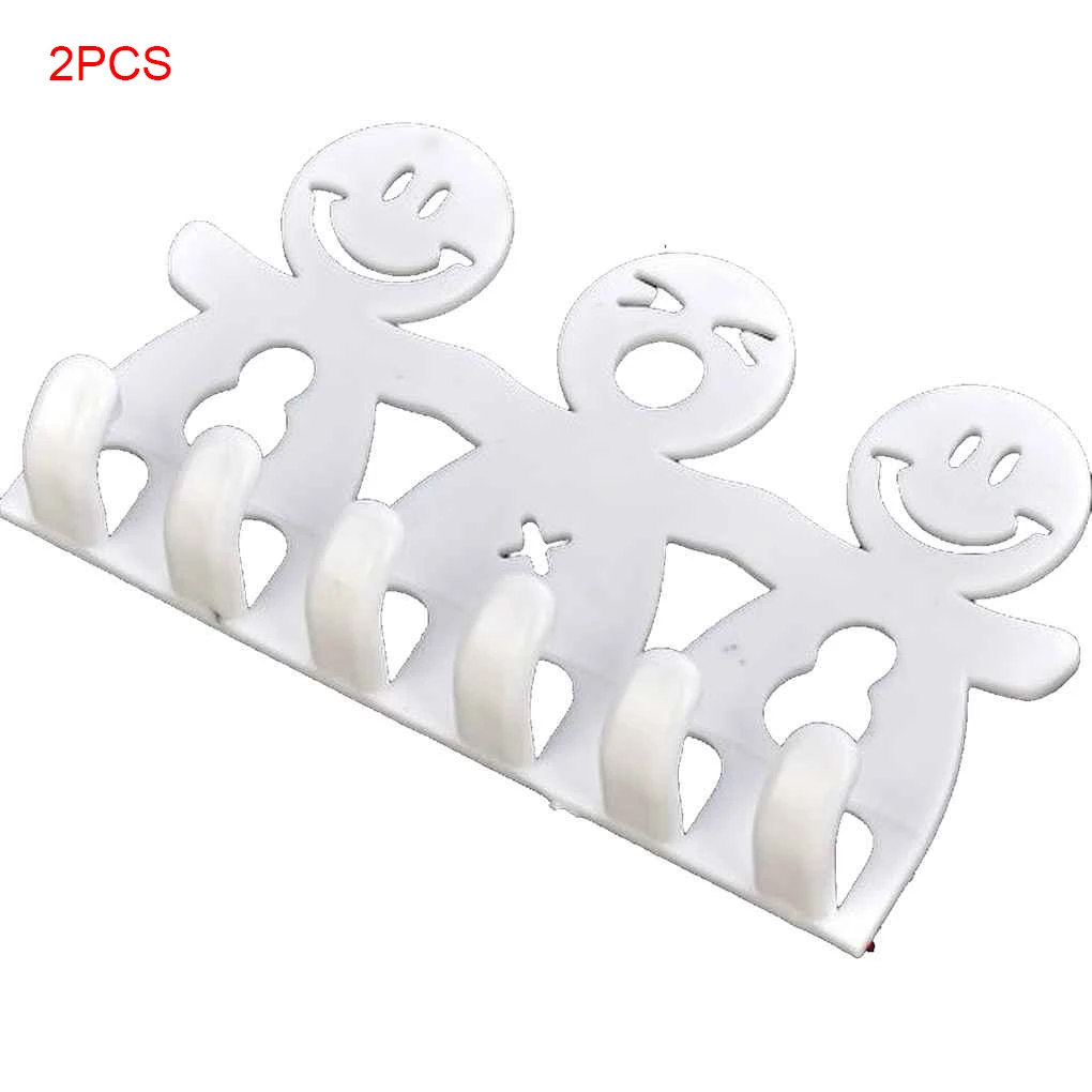 2 Pcs Smiling Face Cartoon Wall Sucker Toothbrush Rack Holder Plastic Home Bathroom Organizer Tool
2 Pcs Smiling Face Cartoon Wall Sucker Toothbrush Rack Holder Plastic Home Bathroom Organizer Tool