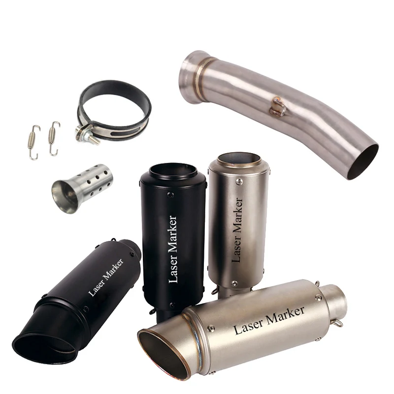 Motorcycle Exhaust System Modified 51mm Muffler Tail Pipe Escape Silencer Tip Connecting Middle Link Pipe Slip on For DUKE 790
Motorcycle Exhaust System Modified 51mm Muffler Tail Pipe Escape Silencer Tip Connecting Middle Link Pipe Slip on For DUKE 790