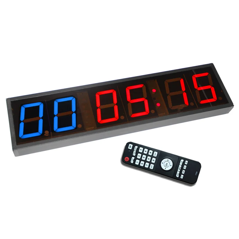 CHEETIE 4 inch 5 inch GYM Countup, Interval, countdown clock and timer, Stopwatch, Digit Crossfit timer
CHEETIE 4 inch 5 inch GYM Countup, Interval, countdown clock and timer, Stopwatch, Digit Crossfit timer