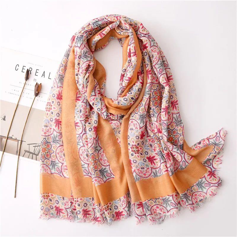 2020 Newest Women Little Grass Floral Pattern Cotton Scarf Orange Color 10pcs/lot
2020 Newest Women Little Grass Floral Pattern Cotton Scarf Orange Color 10pcs/lot