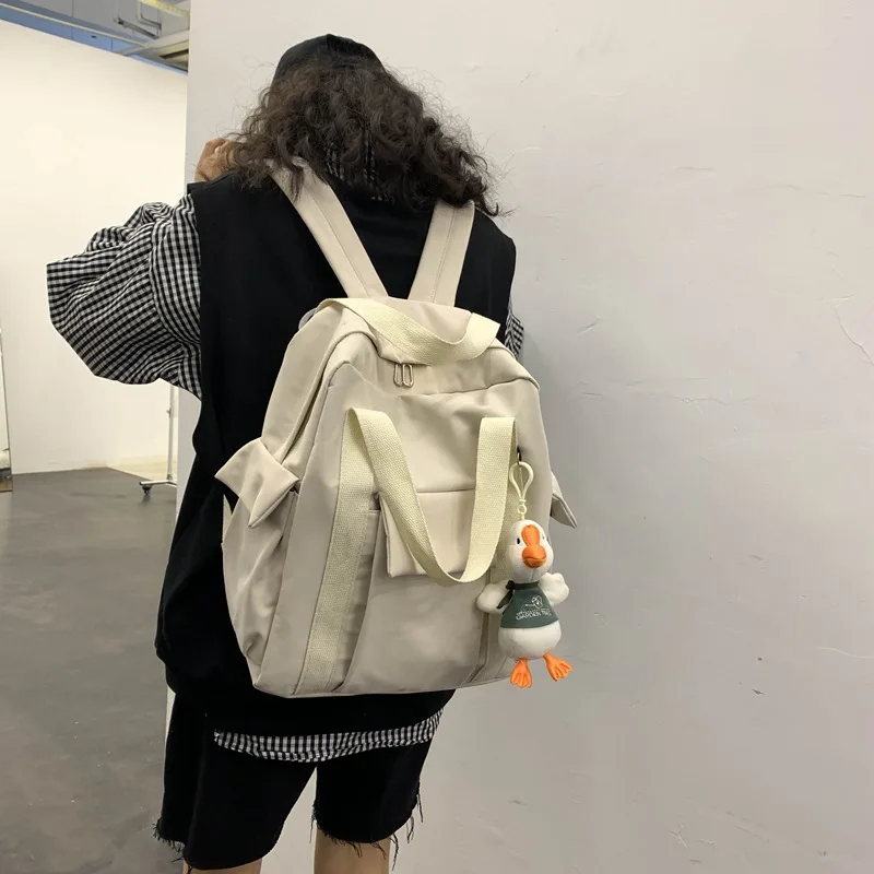 Women Waterproof Nylon Backpack Student Cute School Bag Kawaii Girl Backpack Laptop Female Fashion Book Bag Buckle Ladies Travel
Women Waterproof Nylon Backpack Student Cute School Bag Kawaii Girl Backpack Laptop Female Fashion Book Bag Buckle Ladies Travel