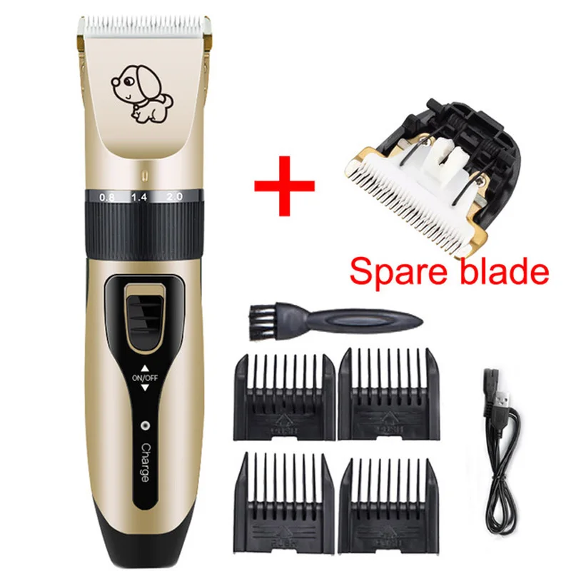 USB Charger Low-Noise Pet Hair Trimmer Electrical Cat Dog Hair Clipper Remover Cutter Grooming Pets Hair Cut Machine
USB Charger Low-Noise Pet Hair Trimmer Electrical Cat Dog Hair Clipper Remover Cutter Grooming Pets Hair Cut Machine