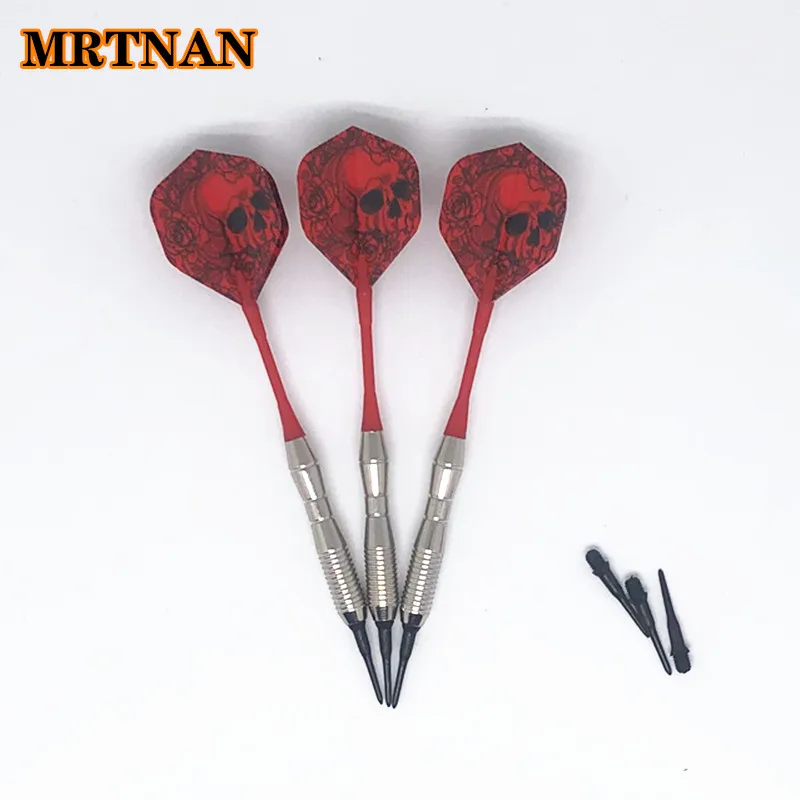New 3 pieces/set of professional darts 18g nylon soft darts with free 3 spare dart heads, suitable for indoor dart games
New 3 pieces/set of professional darts 18g nylon soft darts with free 3 spare dart heads, suitable for indoor dart games