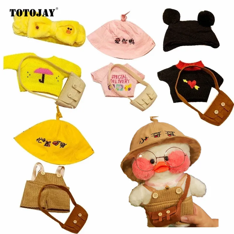Clothing Accessories for 30cm Lalafanfan Yellow Duck Alpaca Pig Rabbit Plush Animal Doll Clothes Hair Band For Kids Girls Gifts 
Clothing Accessories for 30cm Lalafanfan Yellow Duck Alpaca Pig Rabbit Plush Animal Doll Clothes Hair Band For Kids Girls Gifts