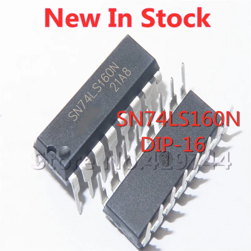 

5PCS/LOT SN74LS160N 74LS160 HD74LS160P DIP-16 logic counter In Stock NEW Original IC