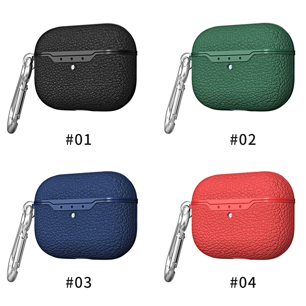 For Apple AirPods Pro 3 Cover Leather Raised Texture Earphone Shockproof Case For Air Pods Pro 3 Wilress Headphone Charging Box
For Apple AirPods Pro 3 Cover Leather Raised Texture Earphone Shockproof Case For Air Pods Pro 3 Wilress Headphone Charging Box