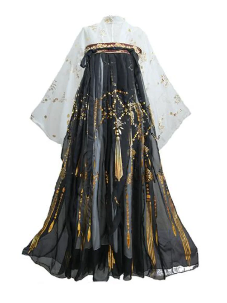 Chinese Traditional Hanfu Dress Female Tang Dynasty Ancient Dance Costumes Elegant Oriental Chinese Clothes Cosplay for Stage 
Chinese Traditional Hanfu Dress Female Tang Dynasty Ancient Dance Costumes Elegant Oriental Chinese Clothes Cosplay for Stage