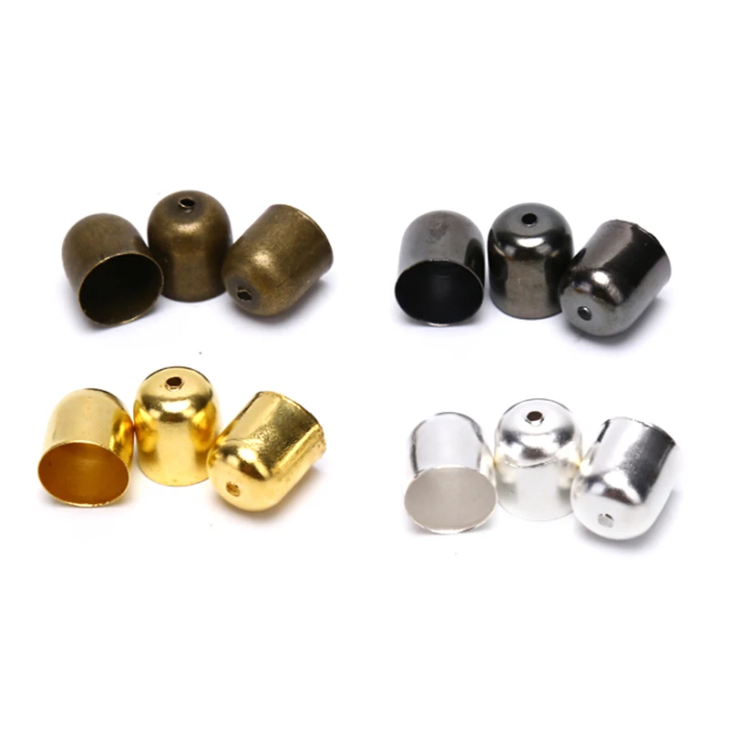50/100pcs End Tip Caps Leather Cord Beads Caps DIY Handmade Jewelry Making Craft Accessories
50/100pcs End Tip Caps Leather Cord Beads Caps DIY Handmade Jewelry Making Craft Accessories