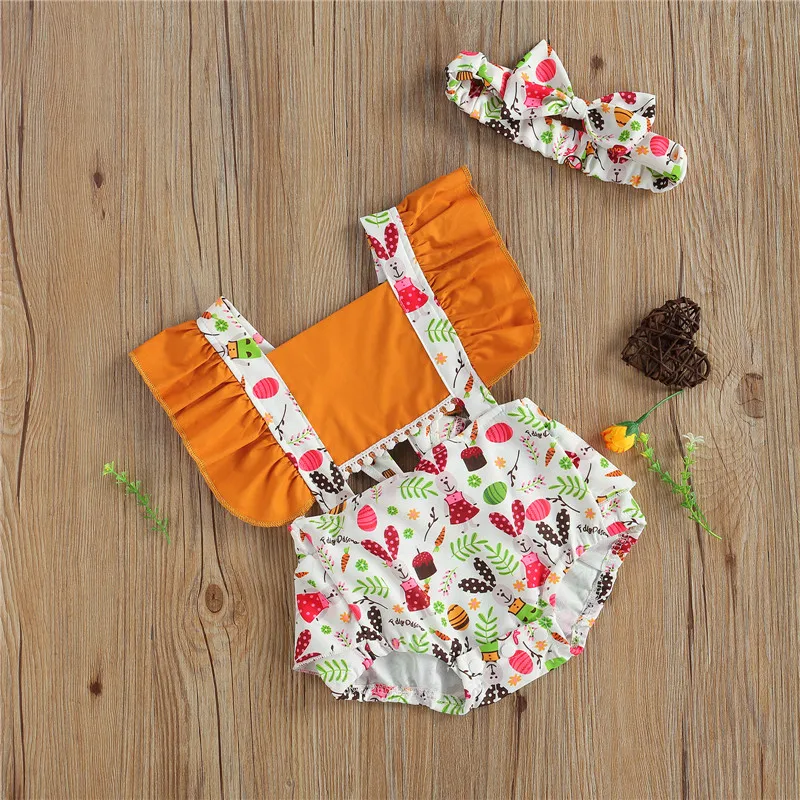 0-18M Newborn Baby Girls Jumpsuit Clothes Easter Rabbit Print Cotton Romper Jumpsuit Headband Toddler Baby Girls Clothes Outfits
0-18M Newborn Baby Girls Jumpsuit Clothes Easter Rabbit Print Cotton Romper Jumpsuit Headband Toddler Baby Girls Clothes Outfits