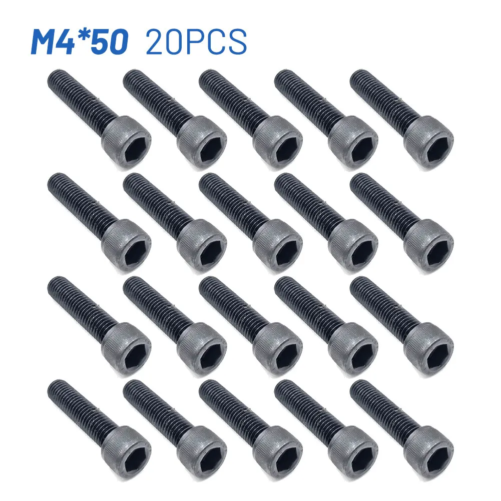 Cylindrical Screws With Hexagon Socket M4*50 Pack Of 20 DIN 912 Stainless Steel Metric Standard Thread
Cylindrical Screws With Hexagon Socket M4*50 Pack Of 20 DIN 912 Stainless Steel Metric Standard Thread