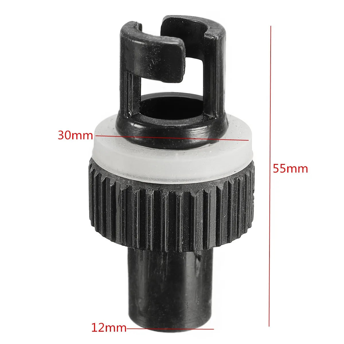 1PC 30x55mm Black PVC Kayak Inflatable Boat Air Valve H-R Hose Adapter Foot Pump Rowing Boats Water Sports Accessories 
1PC 30x55mm Black PVC Kayak Inflatable Boat Air Valve H-R Hose Adapter Foot Pump Rowing Boats Water Sports Accessories