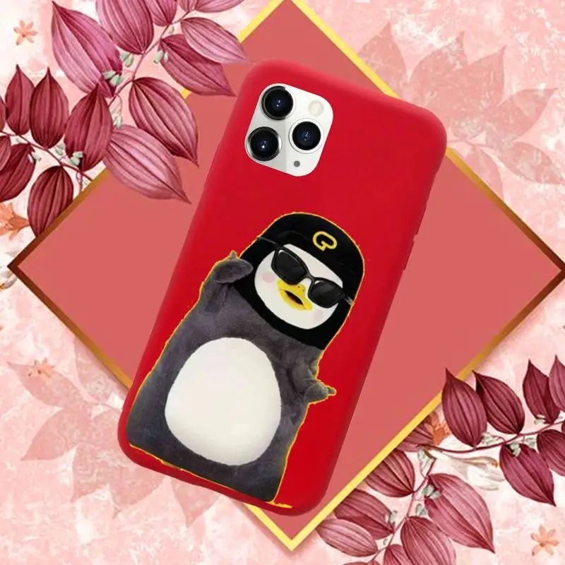Penguin Pengsoo Phone Case Red Candy Color for iPhone 11 12 mini pro XS MAX 8 7 6 6S Plus X SE 2020 XR
Penguin Pengsoo Phone Case Red Candy Color for iPhone 11 12 mini pro XS MAX 8 7 6 6S Plus X SE 2020 XR