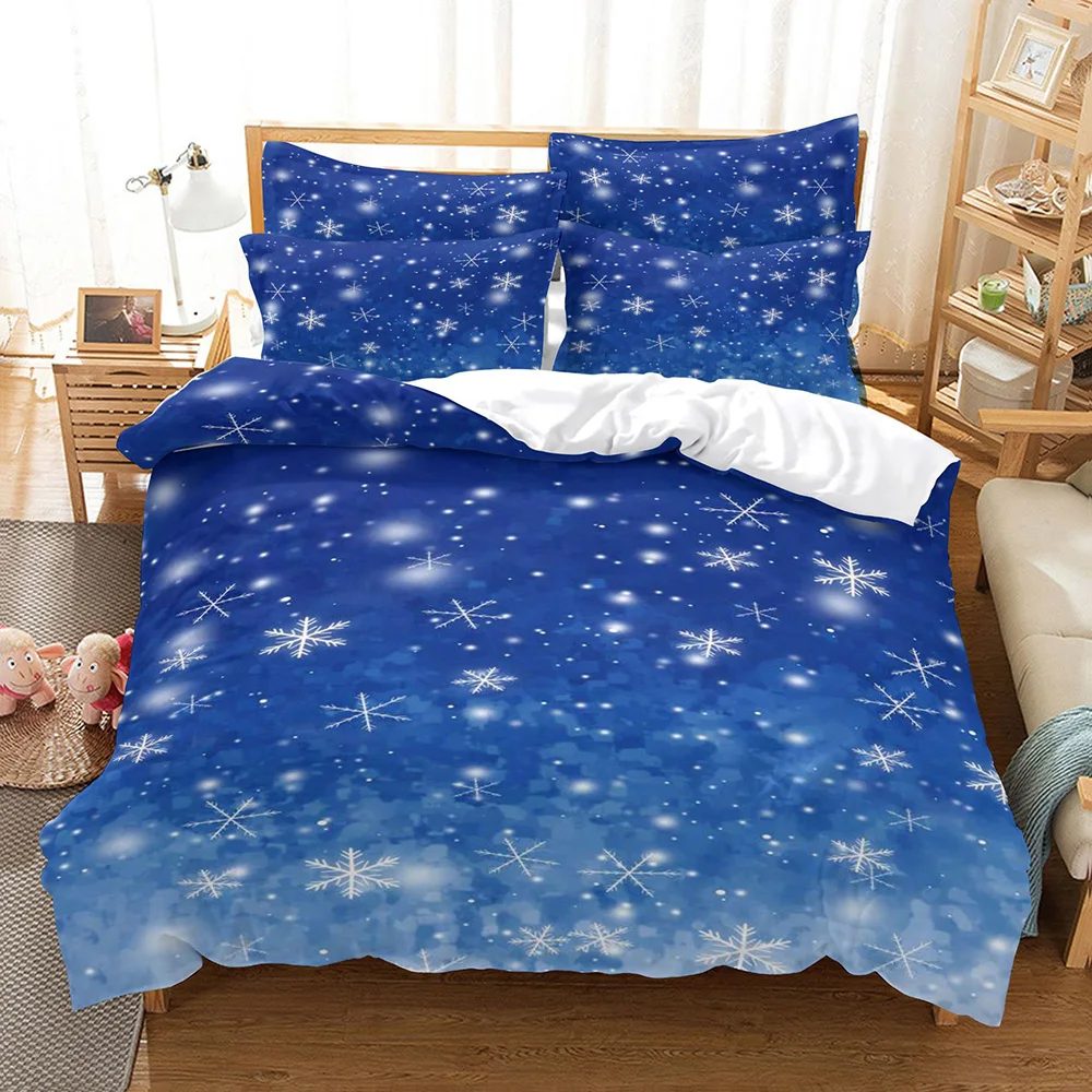 Beautiful Snowflake HD Digital Print Bedding Sets Duvet Cover+ Pillowcase 2/3pcs Queen Customized Bed Set US/AU/EU Size 
Beautiful Snowflake HD Digital Print Bedding Sets Duvet Cover+ Pillowcase 2/3pcs Queen Customized Bed Set US/AU/EU Size