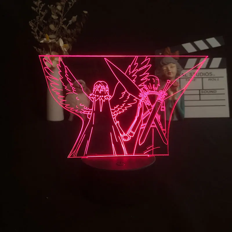 Sword Art Online Japanese Anime 3D Night Light Alarm Clock Base 7 Color with Remote Delivery Hot Selling Manga Table Projector
Sword Art Online Japanese Anime 3D Night Light Alarm Clock Base 7 Color with Remote Delivery Hot Selling Manga Table Projector