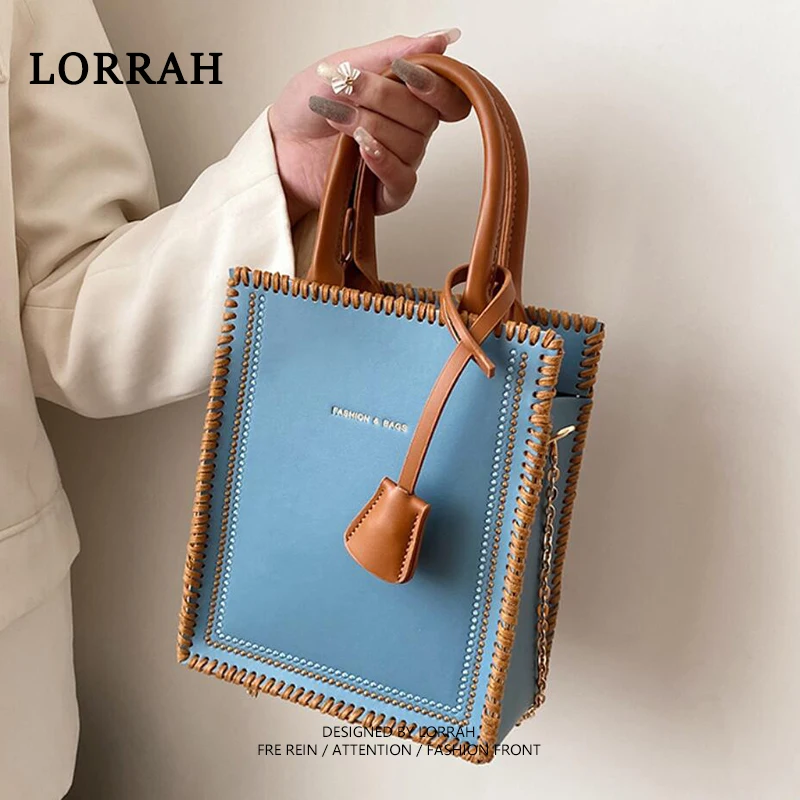 PU Leather Chain Shoulder Messenger Bag Women's 2021 New Color Contrast Tote Bag Women Luxury Designer Handbag Phone Purses
PU Leather Chain Shoulder Messenger Bag Women's 2021 New Color Contrast Tote Bag Women Luxury Designer Handbag Phone Purses
