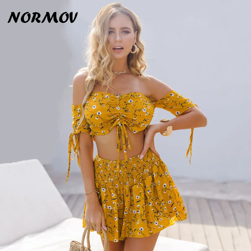 Комплект из 2 предметов NORMOV, Женский Летний Пляжный наряд для отпуска, сексуальные укороченные топы и мини-юбки на груди, женский модный наря...
Комплект из 2 предметов NORMOV, Женский Летний Пляжный наряд для отпуска, сексуальные укороченные топы и мини-юбки на груди, женский модный наря...