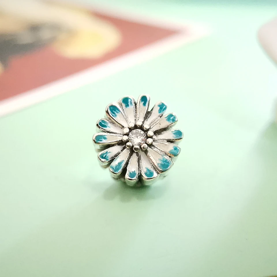 2020 NEW 925 Sterling Charm enamel Pink daisy Original Reflection Fit Original silver Bracelet DIY Jewelry Gift 
2020 NEW 925 Sterling Charm enamel Pink daisy Original Reflection Fit Original silver Bracelet DIY Jewelry Gift