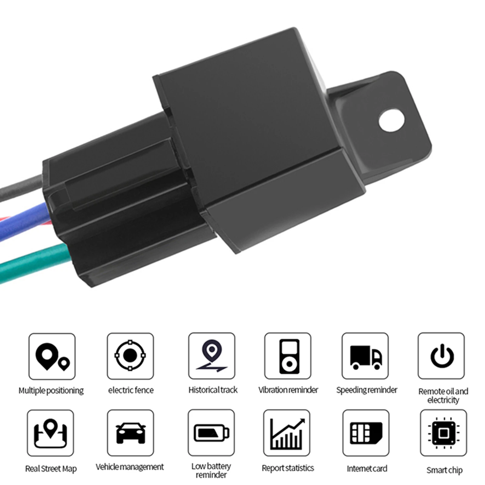 C13 Motorcycle Car Relay GPS Tracker Hide Tracking Device Cut Off Oil Towed Away ACC Status Alarm Locator System
C13 Motorcycle Car Relay GPS Tracker Hide Tracking Device Cut Off Oil Towed Away ACC Status Alarm Locator System