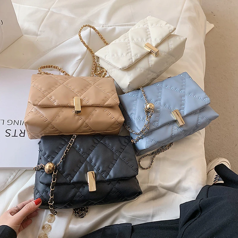 women bag Chain Messenger Bag 2021 Pure Color Pu Leahter Shoulder Crossbody Bag Fashion shoulder bag sac femme
women bag Chain Messenger Bag 2021 Pure Color Pu Leahter Shoulder Crossbody Bag Fashion shoulder bag sac femme
