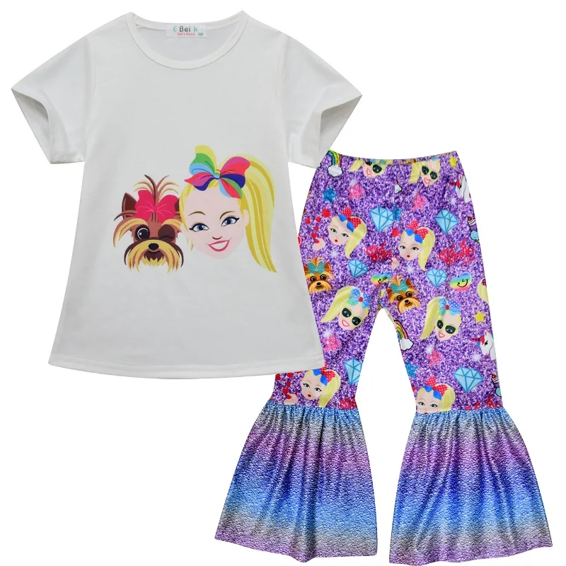 JOJO Siwa Girl Kids T-shirt+Casual Pants 2Pcs Cosplay Round Neck Short Sleeve Cartoon Cute Child Girls Clothes Outfit Sets Gifts
JOJO Siwa Girl Kids T-shirt+Casual Pants 2Pcs Cosplay Round Neck Short Sleeve Cartoon Cute Child Girls Clothes Outfit Sets Gifts
