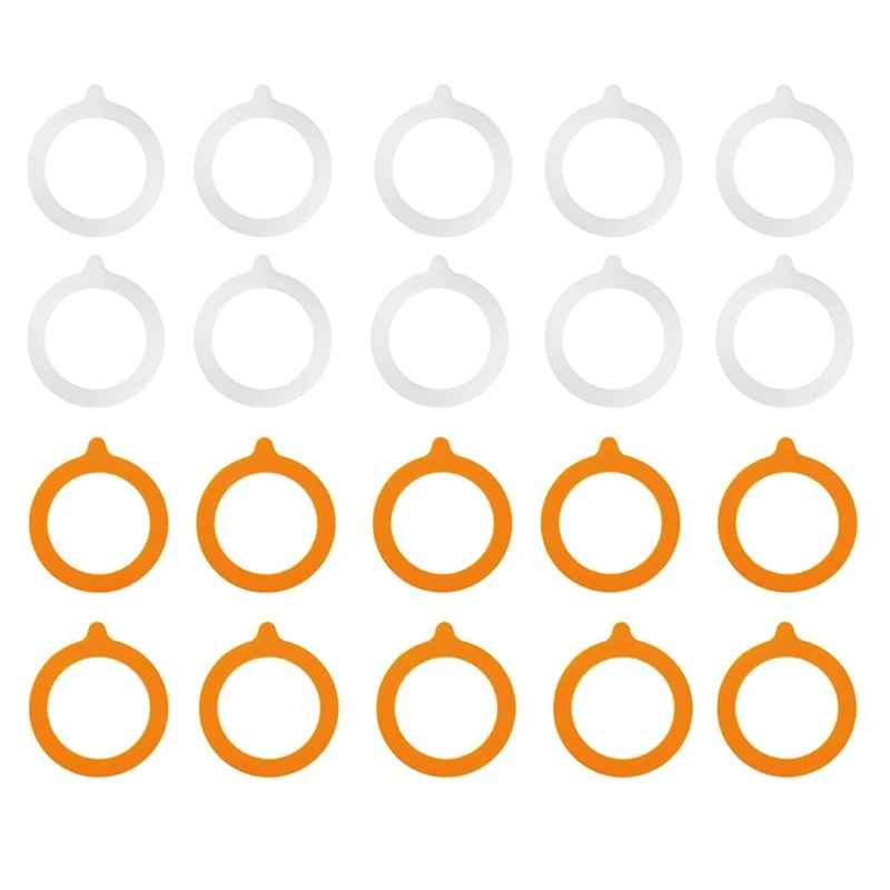 Silicone Jar Gaskets,Silicone Seals Airtight Silicone Gasket Sealing Rings,Leak-Proof Rubber Seals Rings for Canning Jar
Silicone Jar Gaskets,Silicone Seals Airtight Silicone Gasket Sealing Rings,Leak-Proof Rubber Seals Rings for Canning Jar