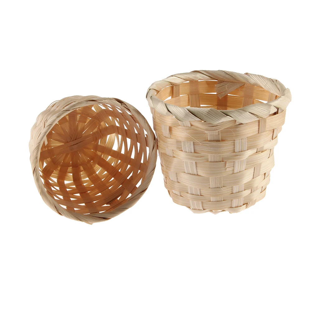 1PCs Small Basket Desktop Finishing Home Storage Bamboo Weaving Products Sundries Organizer Rattan Plant Box Wicker Basket
1PCs Small Basket Desktop Finishing Home Storage Bamboo Weaving Products Sundries Organizer Rattan Plant Box Wicker Basket