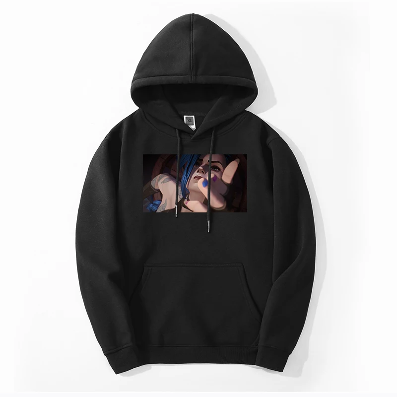 Arcane Hot Anime Cartoon Jinx Autumn Men's Oversized Big Size Sweatshirts Hoodie Casual Harajuku Hoodie Arcane Powder Pullovers
Arcane Hot Anime Cartoon Jinx Autumn Men's Oversized Big Size Sweatshirts Hoodie Casual Harajuku Hoodie Arcane Powder Pullovers