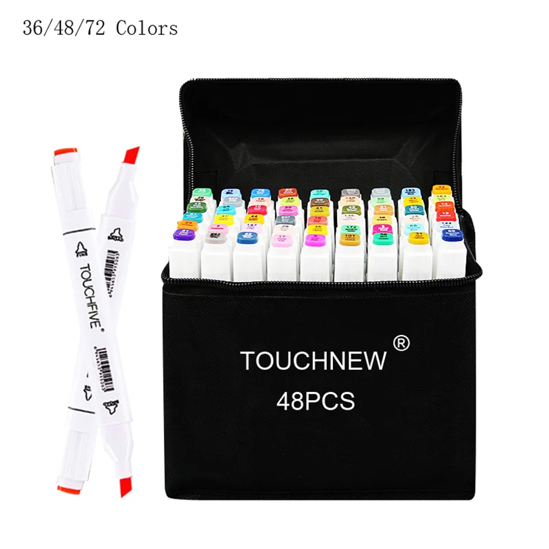 TOUCHFIVE Marker Set Painting Utensil Animation Hand Drawn 36 48 72 Colors Art Symbol Oily Painting Pen Art Supplies White
TOUCHFIVE Marker Set Painting Utensil Animation Hand Drawn 36 48 72 Colors Art Symbol Oily Painting Pen Art Supplies White