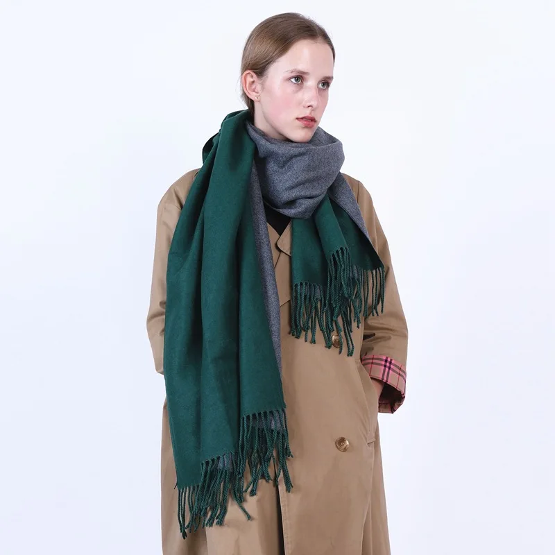 Fall and Winter Scarf Female with Dual Pure Shawl in Korean Version 2019,New Kind of Student Lovers'Scarf for Warm Preservation
Fall and Winter Scarf Female with Dual Pure Shawl in Korean Version 2019,New Kind of Student Lovers'Scarf for Warm Preservation