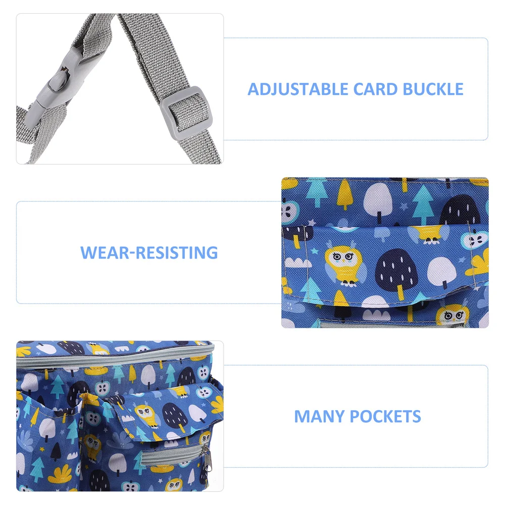Cartoon Stroller Bag Diaper Organizer Bag Stroller Attachments Bag Mummy Bag
Cartoon Stroller Bag Diaper Organizer Bag Stroller Attachments Bag Mummy Bag