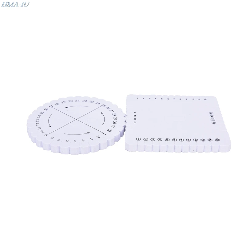 Round&Square Knitting Kumihimo Disc Disk Braided Rope Knot Weaving Plate Jewelry Desgin Board 2 Sizes
Round&Square Knitting Kumihimo Disc Disk Braided Rope Knot Weaving Plate Jewelry Desgin Board 2 Sizes