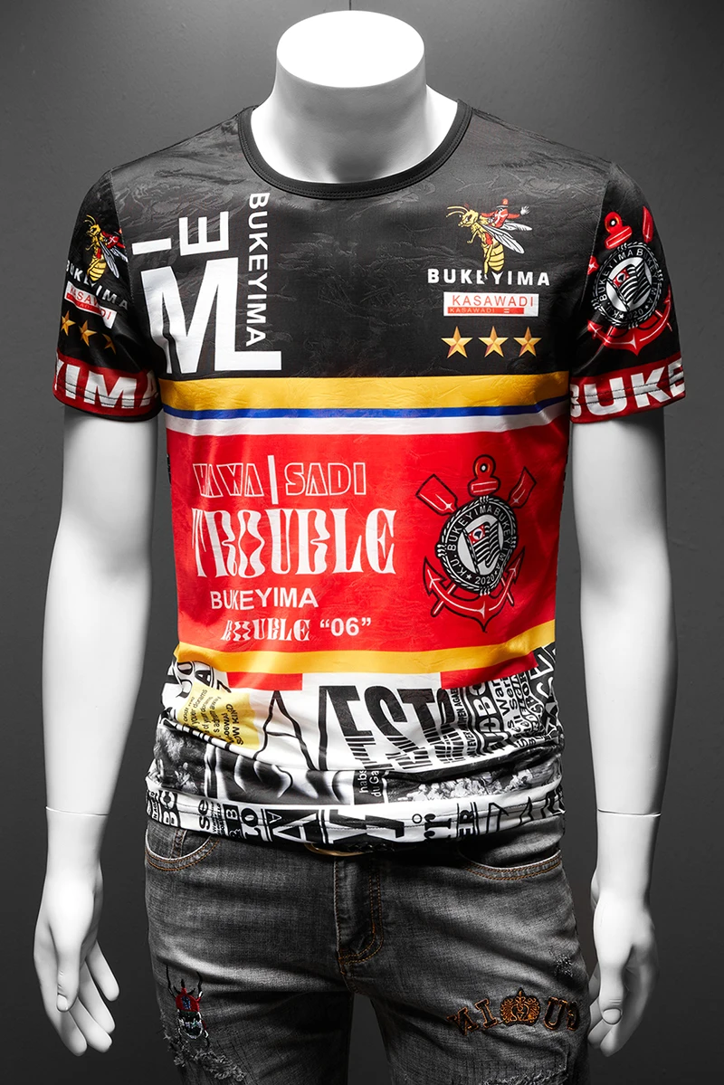 2020 Brand Printed Men T Shirt Summer Streetwear Casual T-Shirt Round Neck Ice Silk Breathable Funny T Shirts Tee Tops M-7XL
2020 Brand Printed Men T Shirt Summer Streetwear Casual T-Shirt Round Neck Ice Silk Breathable Funny T Shirts Tee Tops M-7XL