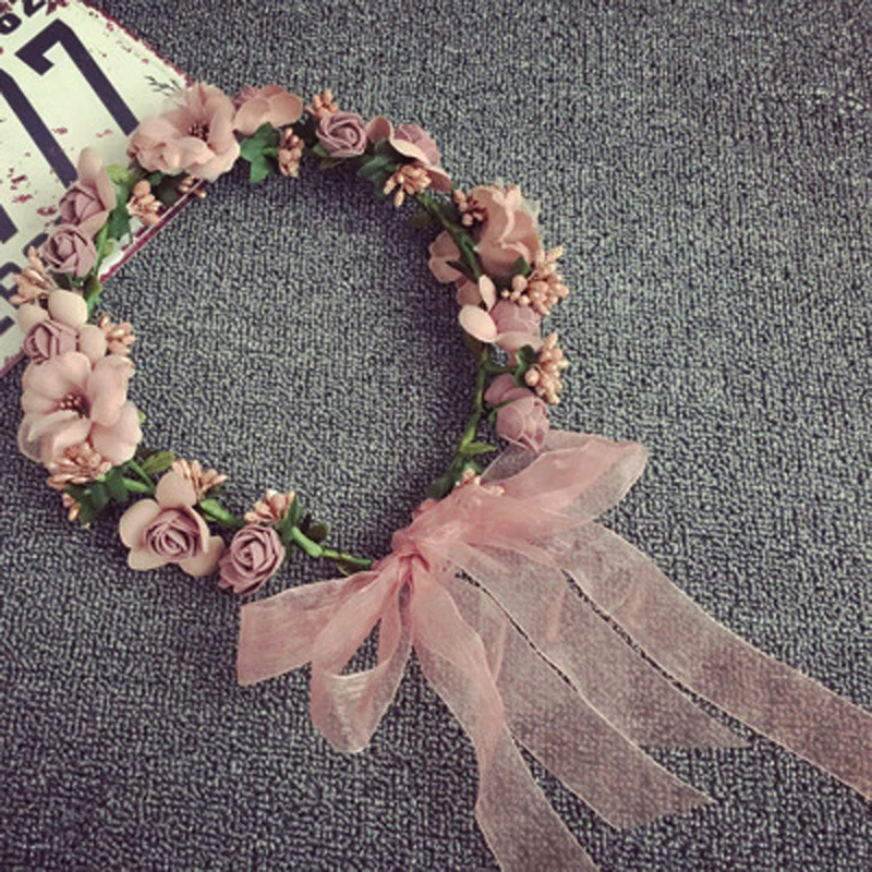 Beach Faux Rose Rattan Flower Crown Hairband Floral Garland Headband For Women Girl Wedding Holiday Photo Props Hair Accessories
Beach Faux Rose Rattan Flower Crown Hairband Floral Garland Headband For Women Girl Wedding Holiday Photo Props Hair Accessories