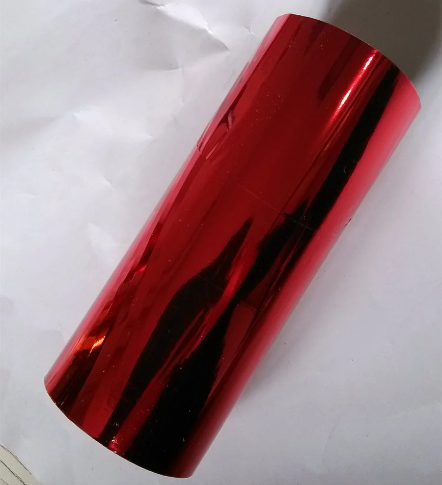 4rolls Hot stamping foil metallic red color hot press on paper card or plastic materials 16cm x 120m heat stamping film
4rolls Hot stamping foil metallic red color hot press on paper card or plastic materials 16cm x 120m heat stamping film