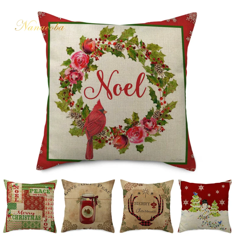 1Pcs 45x45cm Christmas Deer Gifts Pattern Cotton Linen Throw Pillow Cushion Cover Car Home Sofa Decorative Pillowcase 
1Pcs 45x45cm Christmas Deer Gifts Pattern Cotton Linen Throw Pillow Cushion Cover Car Home Sofa Decorative Pillowcase