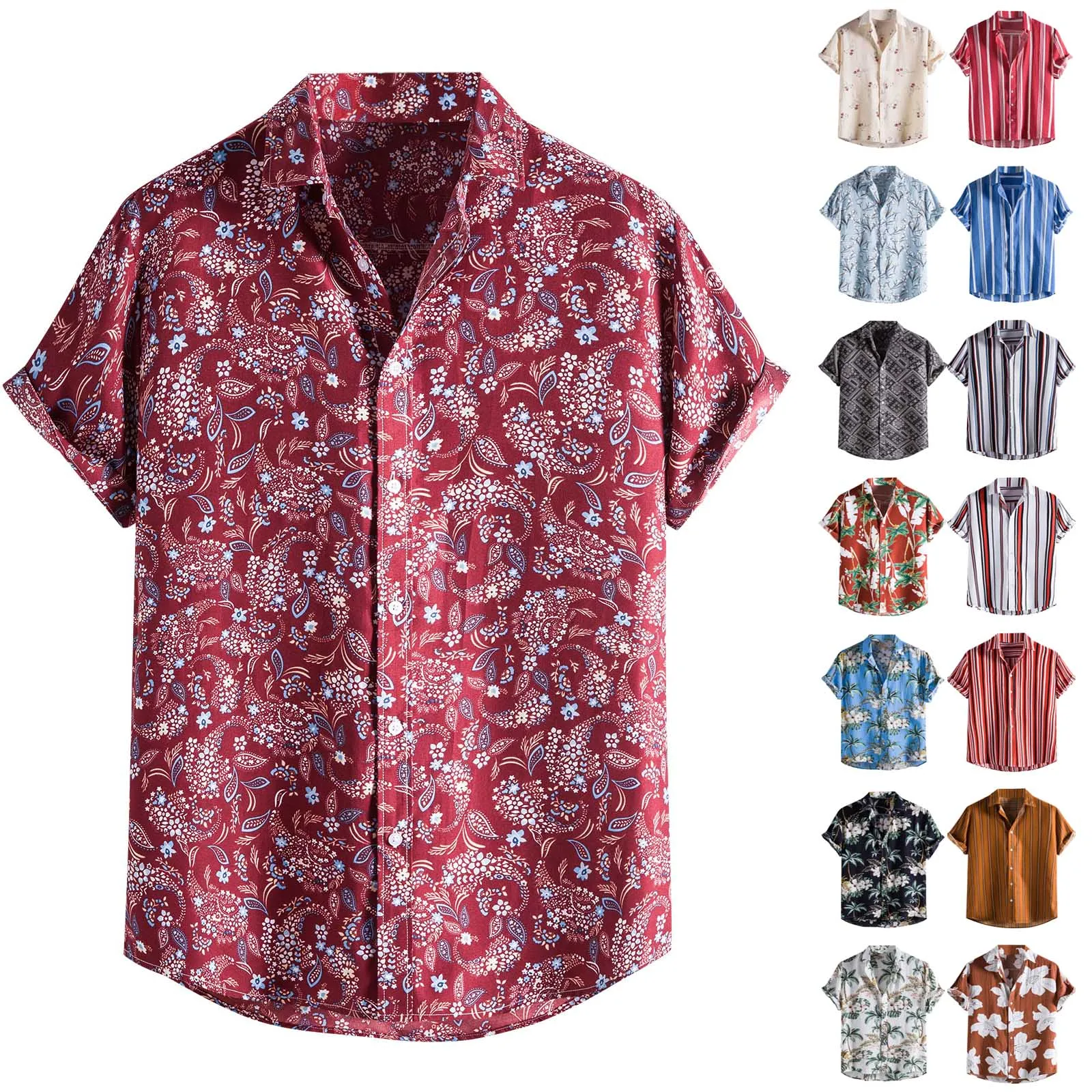 Mens Vintage Ethnic Style Printing Loose Short Sleeve Stand Collar Casual Shirt Daily Wearing Office Big Blouse Men Clothing
Mens Vintage Ethnic Style Printing Loose Short Sleeve Stand Collar Casual Shirt Daily Wearing Office Big Blouse Men Clothing