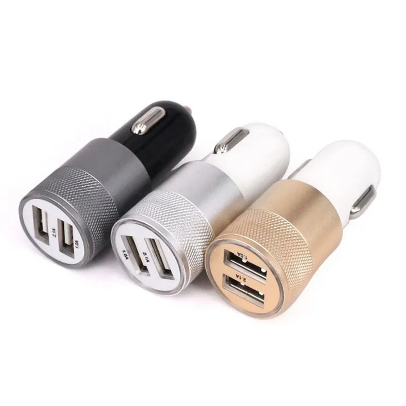 Universal Dual USB Car Charger Adapter Metal Flat Mobile Phone Universal Charging Small Steel Cannon Car Charger
Universal Dual USB Car Charger Adapter Metal Flat Mobile Phone Universal Charging Small Steel Cannon Car Charger