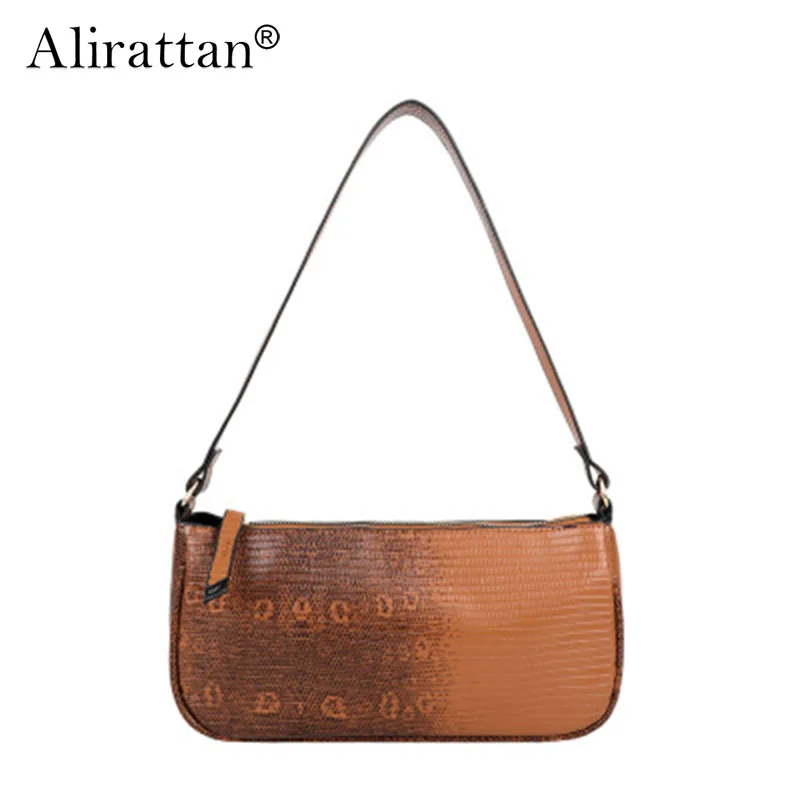 Female Bag 2021 Autumn New Female Bag Fashionable All-match Crocodile Pattern Snake Pattern Single-Shoulder Armpit Bag
Female Bag 2021 Autumn New Female Bag Fashionable All-match Crocodile Pattern Snake Pattern Single-Shoulder Armpit Bag