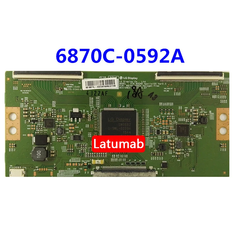 Latumab Original T Con Board for 6870C-0592A Controller TCON Logic Board for 60 Inch LG 4K
Latumab Original T Con Board for 6870C-0592A Controller TCON Logic Board for 60 Inch LG 4K