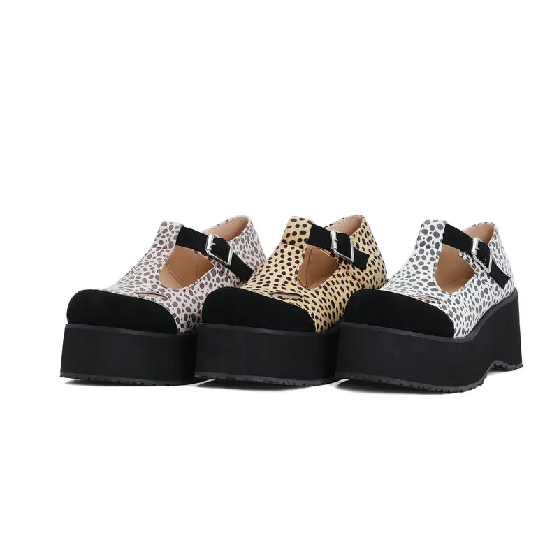 Women T-Strap Square High Heel Pumps Fashion Buckle Platform Shoes Lady Sexy Leopard Round Toe Dress Pumps Spring Summer Shoes
Women T-Strap Square High Heel Pumps Fashion Buckle Platform Shoes Lady Sexy Leopard Round Toe Dress Pumps Spring Summer Shoes