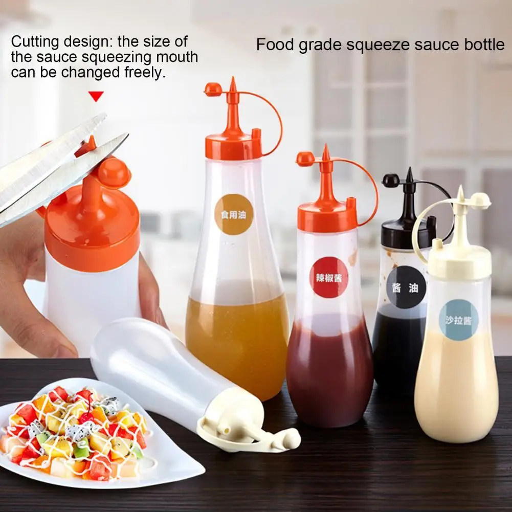 250ml/360ml/480ml/720ml Squeeze Bottle No Odor Small Outlet Multi-functional Plastic Condiment Squeeze Squirt Bottles with Lids
250ml/360ml/480ml/720ml Squeeze Bottle No Odor Small Outlet Multi-functional Plastic Condiment Squeeze Squirt Bottles with Lids