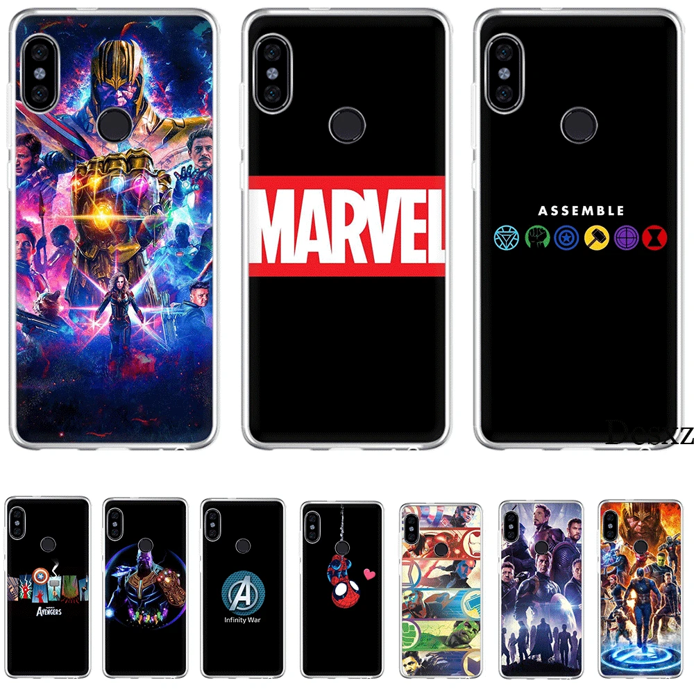 Чехол для Xiaomi mi 6 8 A2 Lite A1 5X 6X F1 9 9SE SE MAX 3 A3 CC9 CC9E 9T Mix 2S Мстители Endgame Marvel Iron Man |